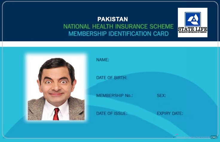 Download Pakistan health insurance card Photoshop template